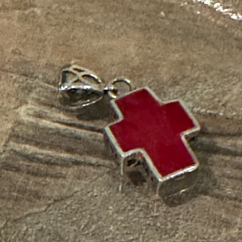 Red Cross Pendant